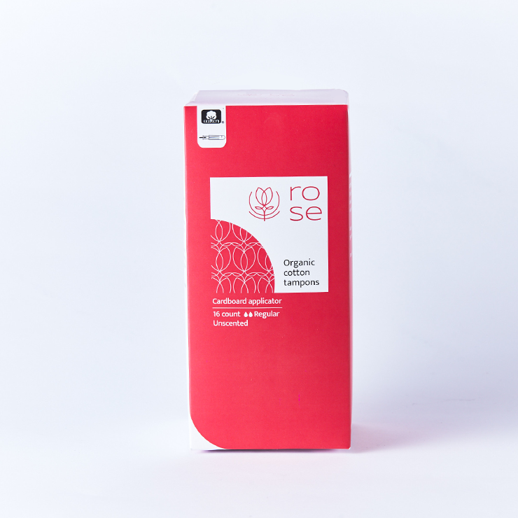 Organic Cotton Cardboard Applicator Tampons